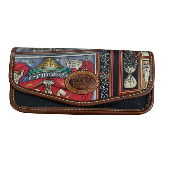 Vintage Nicole Miller Small‎ Leather Pouch - Picture 1 of 4